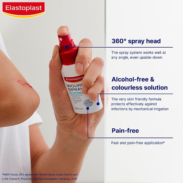 Elastoplast Antiseptic Pain-Free Wound Spray 100ml