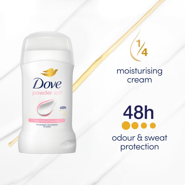 Dove Powder Soft Anti-Perspirant Cream 50 ml