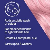 LIVE Pretty Pastels Semi-permanent Pink Hair Dye Rose Gold