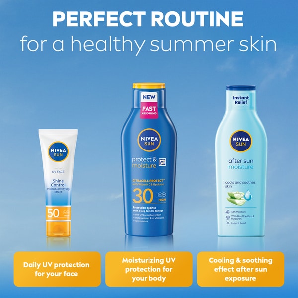 Nivea Sun Protect & Moisture Sun Cream Lotion Spf30 400Ml