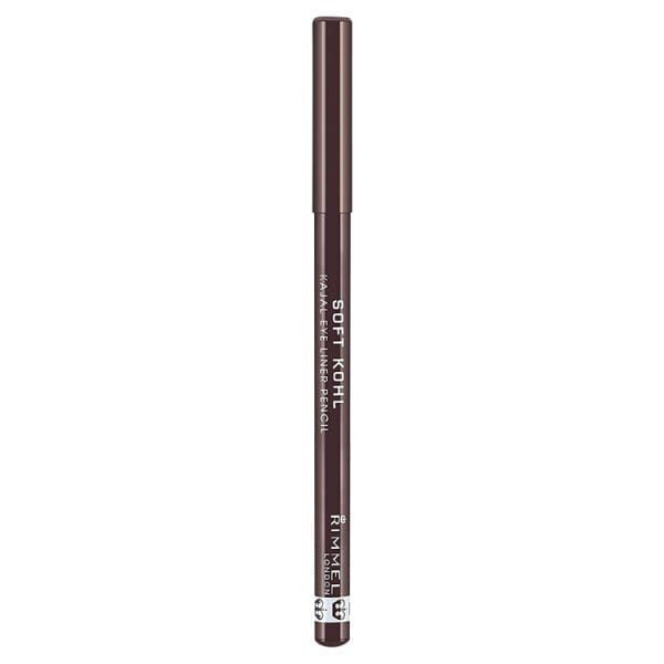 Rimmel Soft Kohl Kajal Eyeliner Pencil, Sable Brown, 1.2g