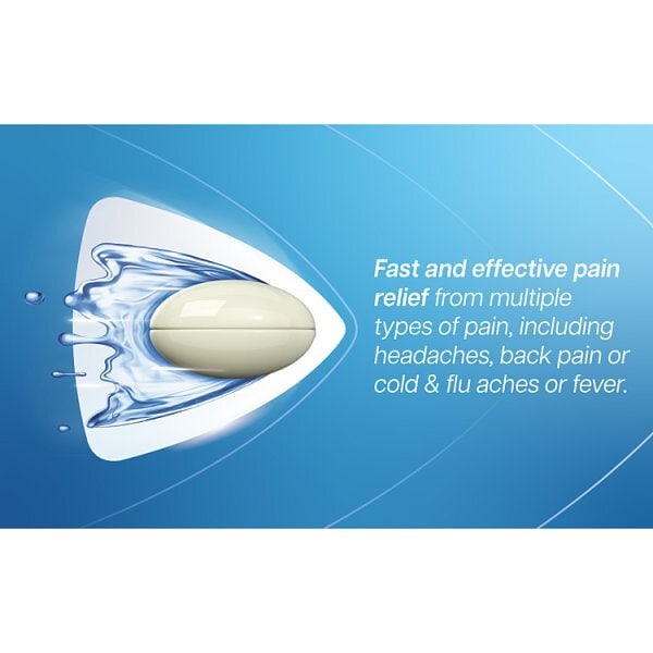 Panadol Liquid Capsules 500Mg Paracetamol 16 Capsules