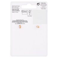 Superdrug Gold Tone Bow Earrings