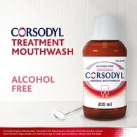 Corsodyl Medicated Mouthwash, Original, Alcohol Free 300ml