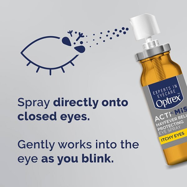 Optrex ActiMist Double Action Spray Itchy Watery Eyes 10ml