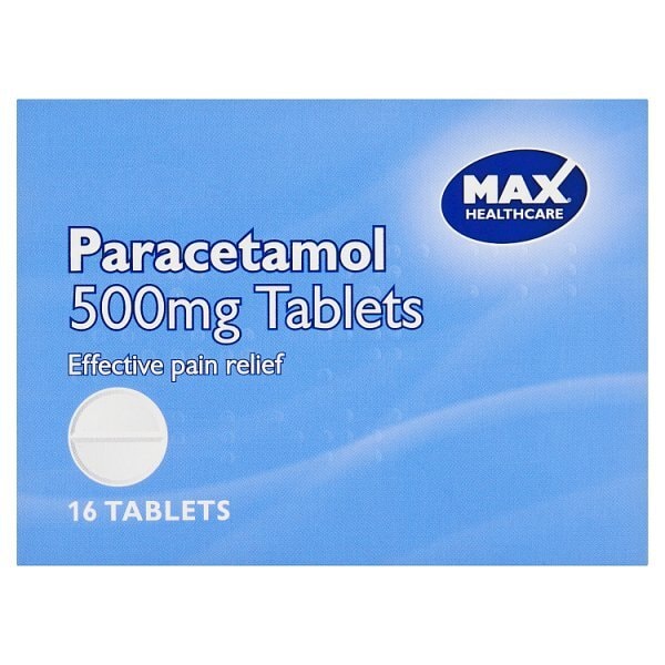 Max Healthcare Paracetamol 500mg Tablets 16s