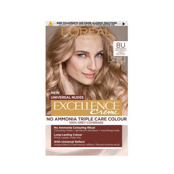 Excellence Crème Universal Nudes 8U Blonde Hair Dye