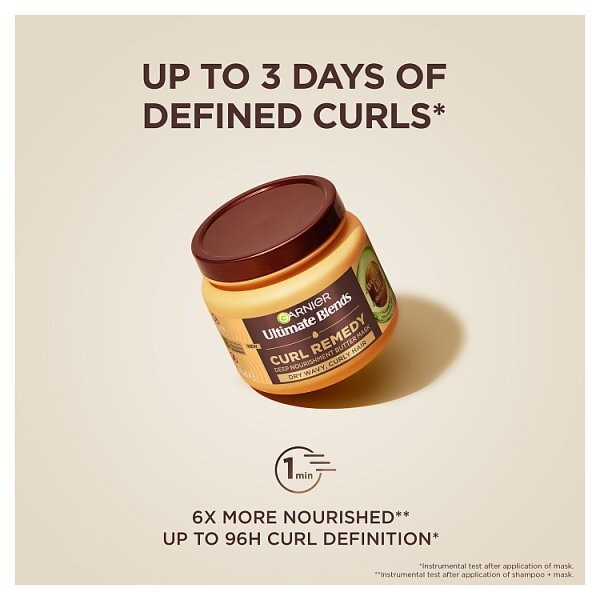Garnier Ultimate Blends Avocado Oil Curl Remedy Mask 340ml