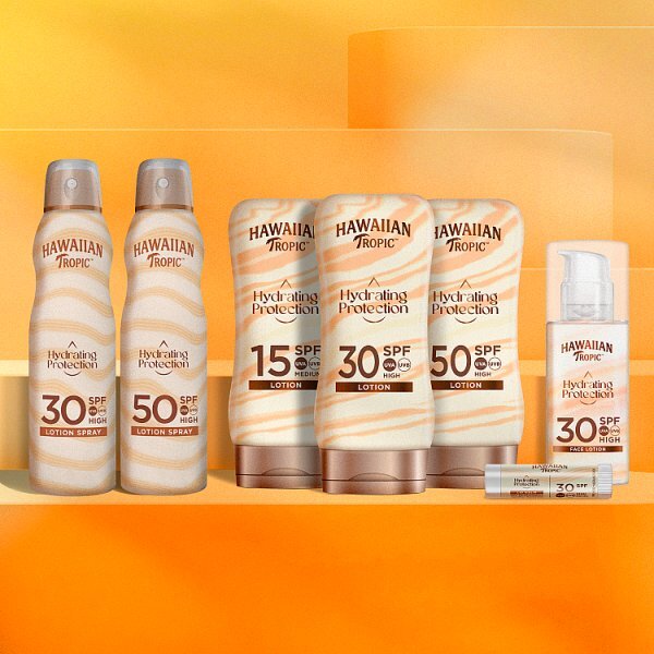 Hawaiian Tropic Hydrating Sunscreen Lotion SPF 50 180ml
