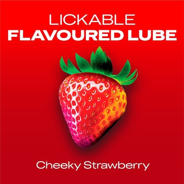 Durex Strawberry Lube Water Based Flavoured Edible 100ml