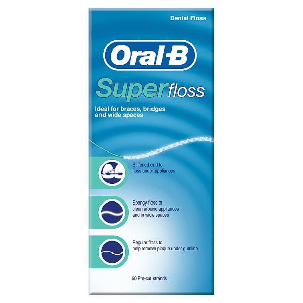 Oral-B Pre-Cut Superfloss Strands 50M