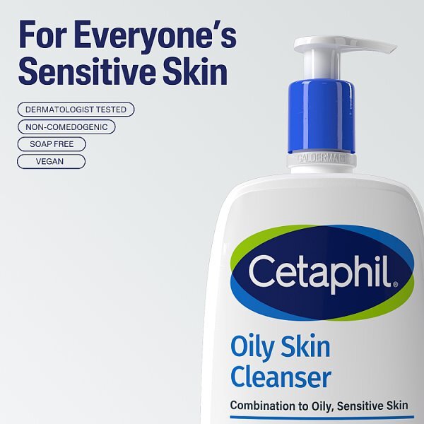 Cetaphil Oily Skin Cleanser Face Wash 473Ml