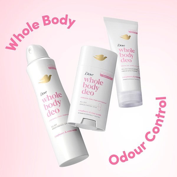 Dove Whole Body Raspberry Deodorant Spray 150ml