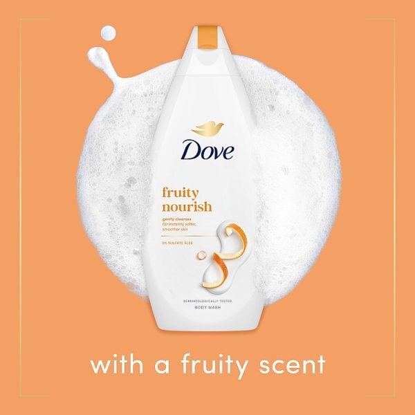 Dove Fruity Nourish Body Wash Shower Gel 450Ml