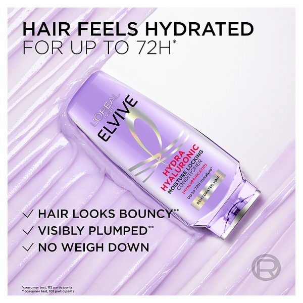 L’Oréal Paris Elvive Hydra Hyaluronic Moisture Locking Conditioner, for Dry & Dehydrated Hair, 300ml