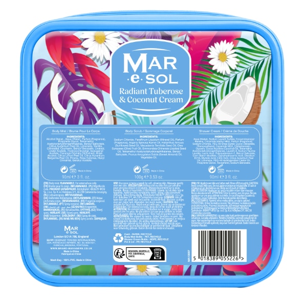 Mar E Sol Tuberose & Coconut Pamper Gift Set
