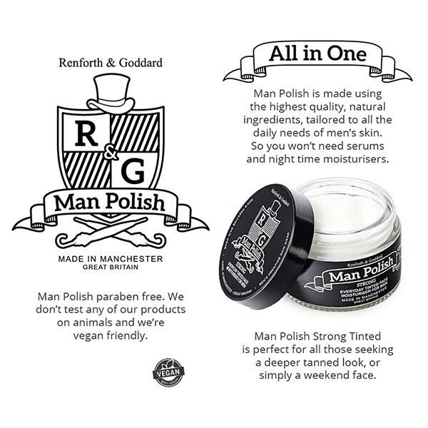 DNR Man Polish Strong Tint Moisturiser 50ml