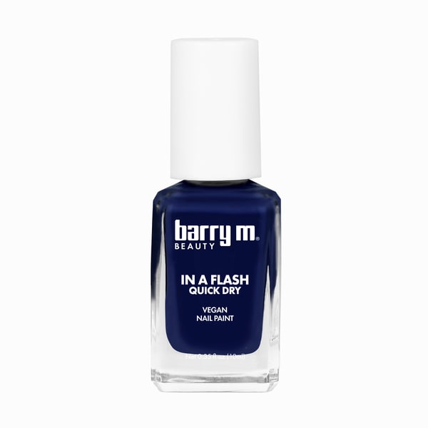 Barry M In A Flash Quick Dry Nail Paint Navy Night