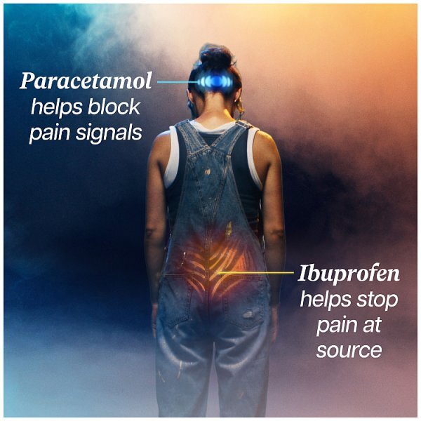 Panacombo Dual Action Paracetamol & Ibuprofen Tablets, 10S