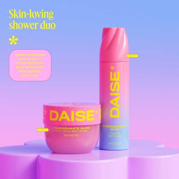 Daise Foaming Body Wash Pomegranate 265 Ml