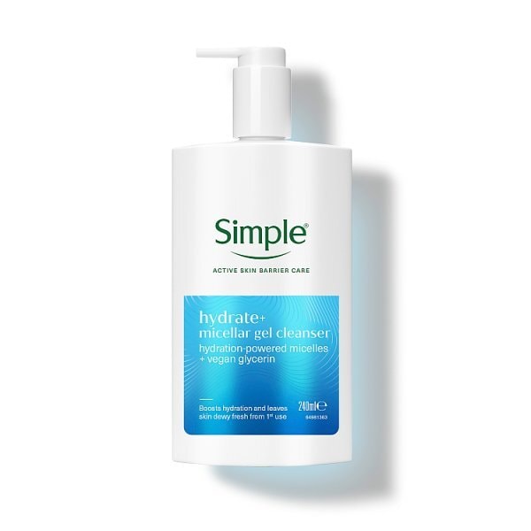 Simple Hydrate+ Micellar Facial Cleanser 240 ml