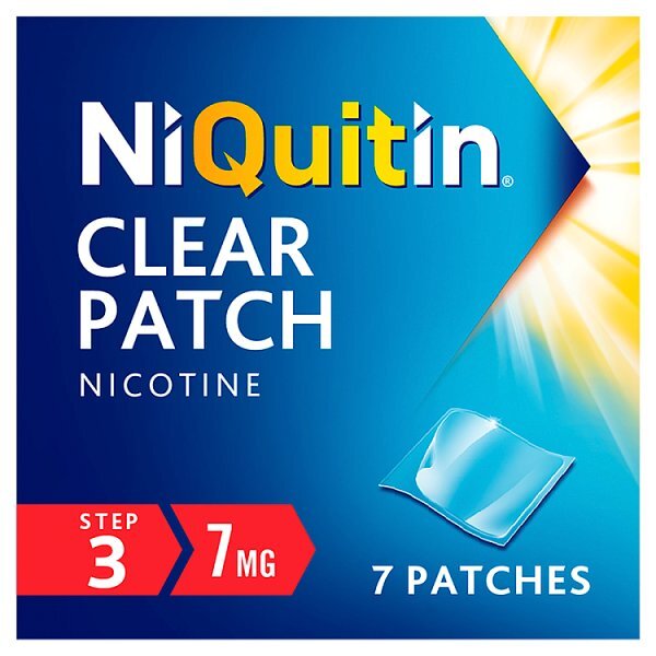 NiQuitin 7mg Step 3- 7 Nicotine Patches- Stop Smoking Aid