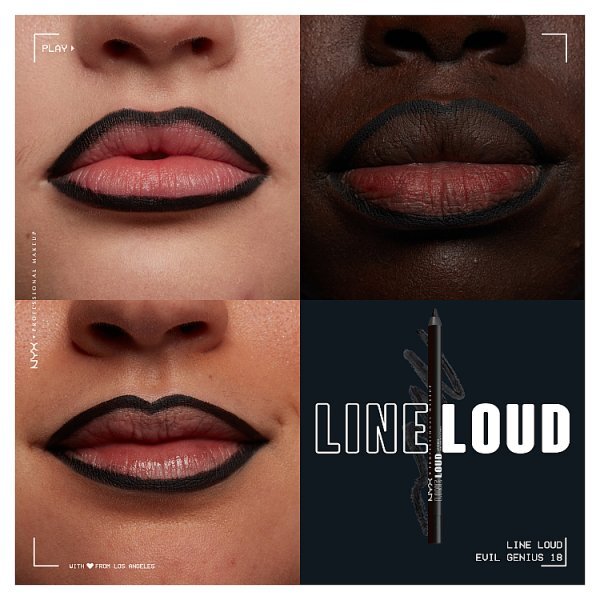 NYX Professional Makeup Line Loud Lip Liner Evil Genius