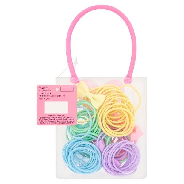 Superdrug Fantasy Hair Bands In Bag Bows