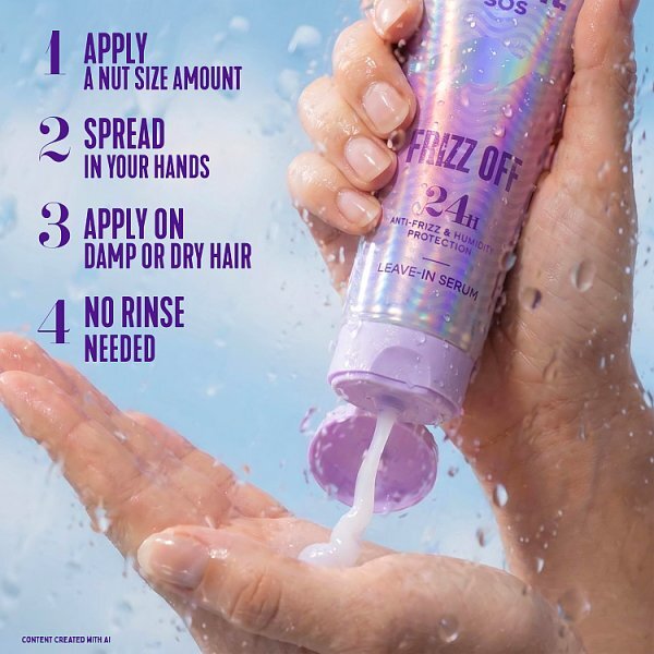 Aussie Frizz Off 24H Frizz Ease Leave-In Serum 160Ml