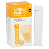 Superdrug Slenderplan Meal Replacement Shake Banana x10