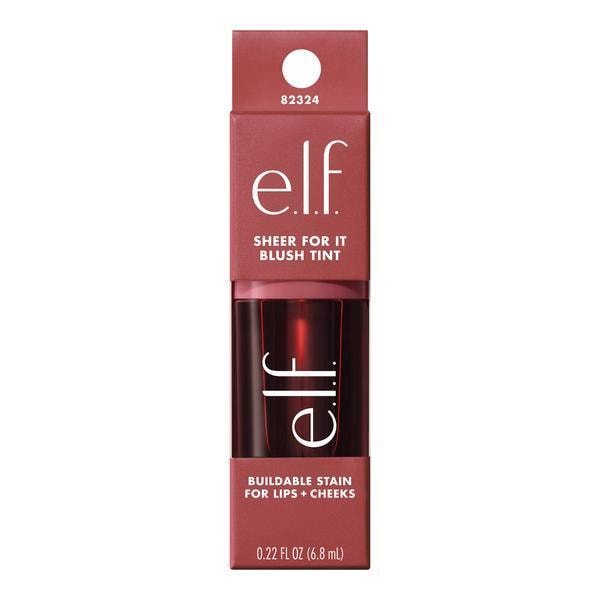 e.l.f. Sheer For It Blush Tint - Lip + Cheek Stain Black Cherry