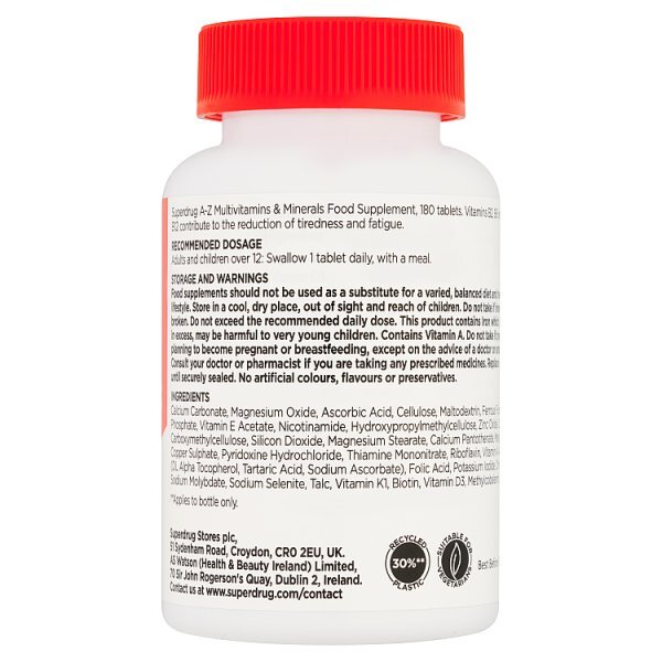 Superdrug A-z Multivitamins 180s