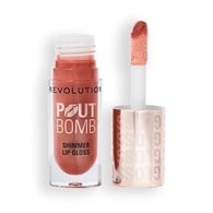 Revolution Pout Bomb Shimmer Gloss Nude Glow