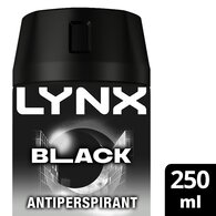 Lynx XXL Black 72hour Anti-Perspirant Deodorant Spray 250 ml