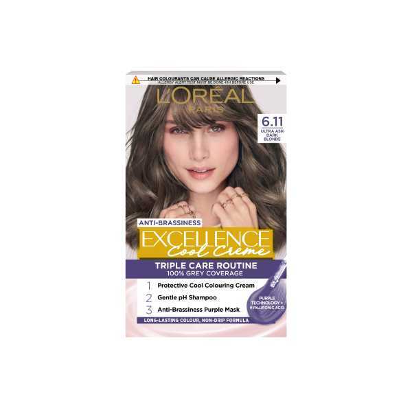 Excellence Crème Cool 6.11 Ultra Ash Dark Blonde Hair Dye