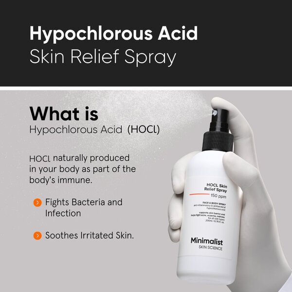 Minimalist HOCl Skin Purifying Spray 150ppm 200ML