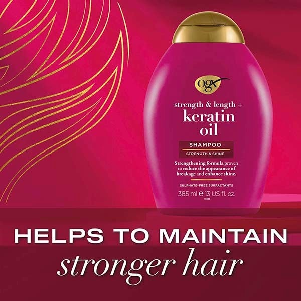 OGX Anti-Breakage+ Keratin Oil pH Balanced Shampoo 385ml