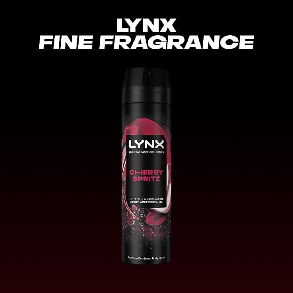 Lynx Fine Fragrance Collection Cherry Spritz Body Spray 200Ml