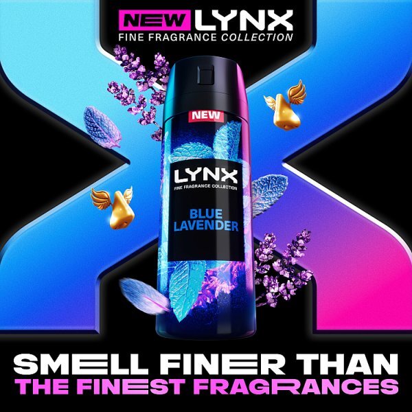 Lynx Fine Fragrance Premium Bodyspray Blue Lavender 150ml