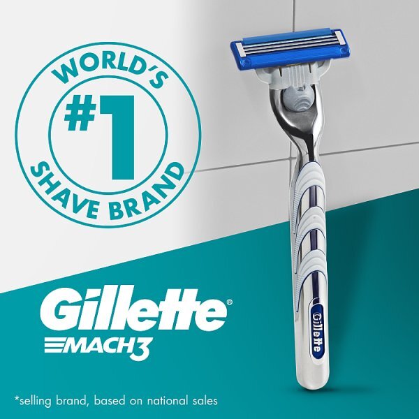 Gillette Mach3 Turbo Men's Razor - 2 Blades