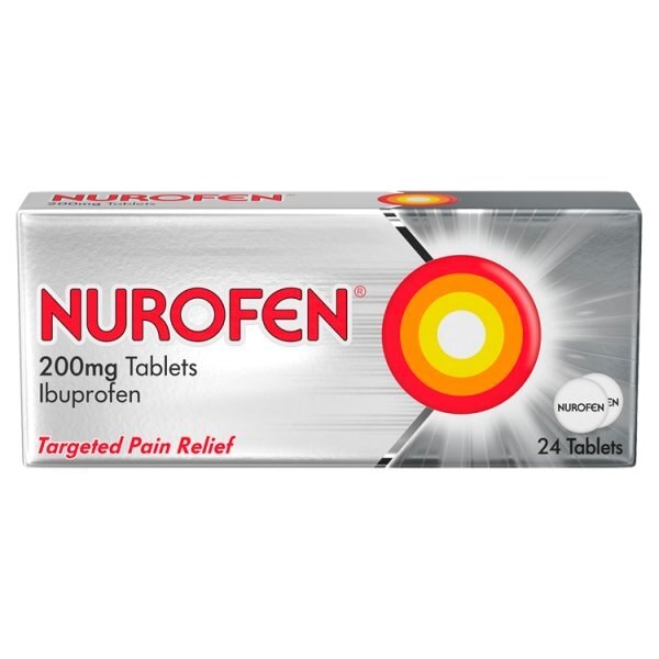 Nurofen Ibuprofen 200mg Pain Relief Tablets 24s