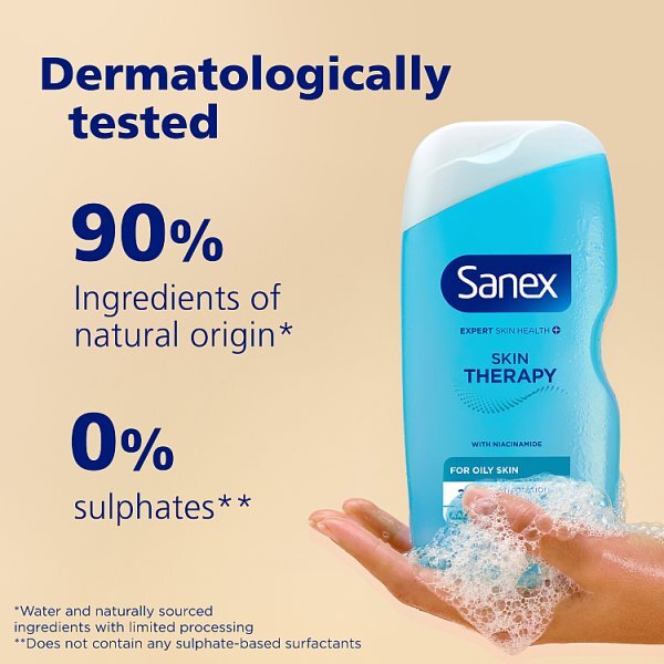 Sanex Skin Therapy Oily Skin Shower Gel 450ml