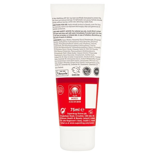 B. Men Mattifying SPF50 75ml