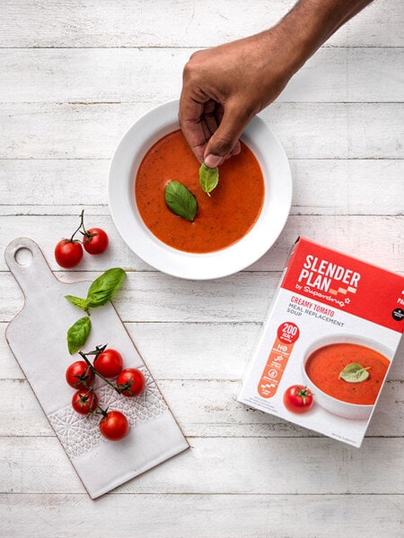 Superdrug Slenderplan Tomato Soup Meal Replacement 4x55g