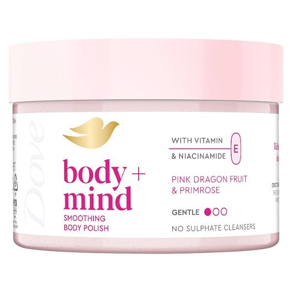 Dove body + mind Dragon Fruit & Primrose Body Scrub 295ml