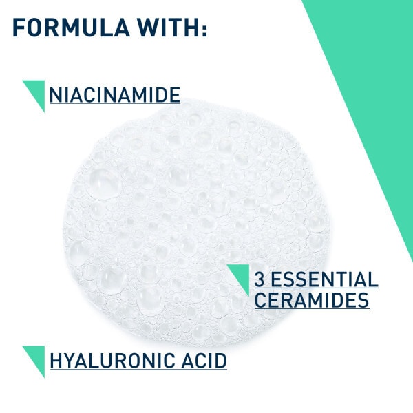 CeraVe Foaming Cleanser with Niacinamide for Normal to Oily Skin 88ml