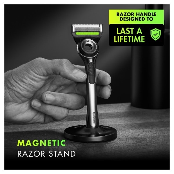 Gillette Labs Exfoliating Razor Magnetic Stand Black & Gold