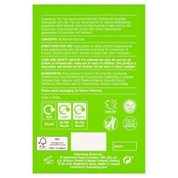 Tea Tree Blemish Patches 36pk