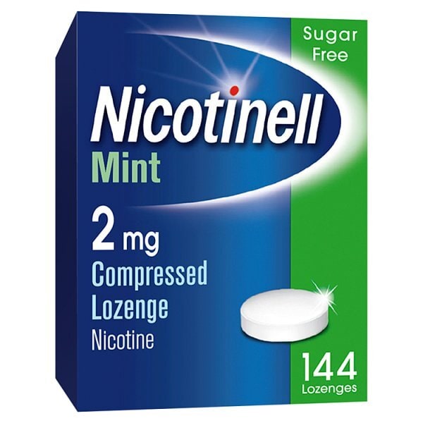 Nicotinell Lozenge Stop Smoking Aid 2 mg Mint 144 Pieces