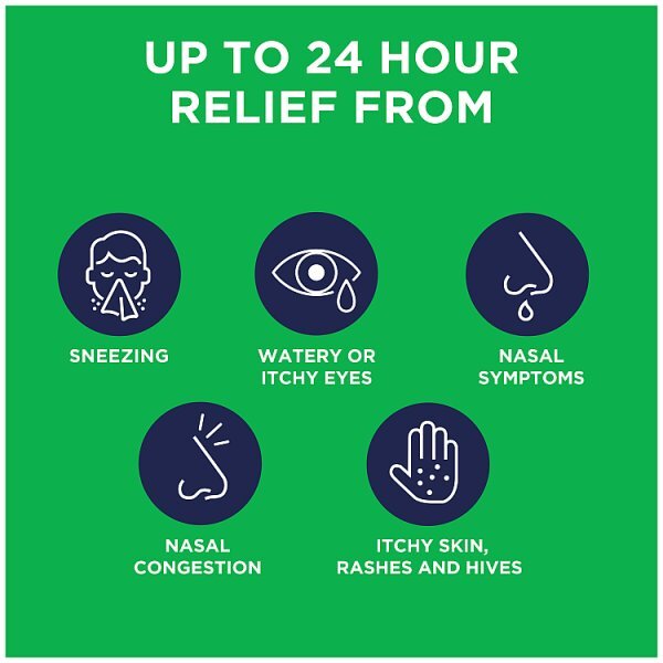 Piriteze Antihistamine Allergy Relief Tablets Cetirizine 7s